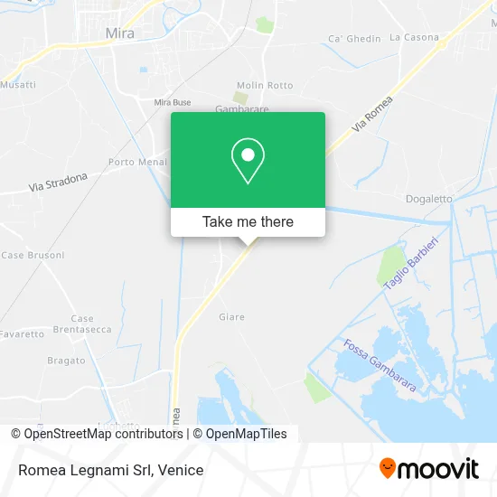 Romea Legnami Srl map