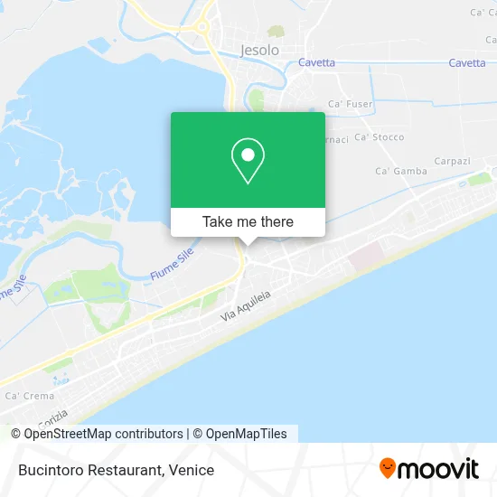 Bucintoro Restaurant map