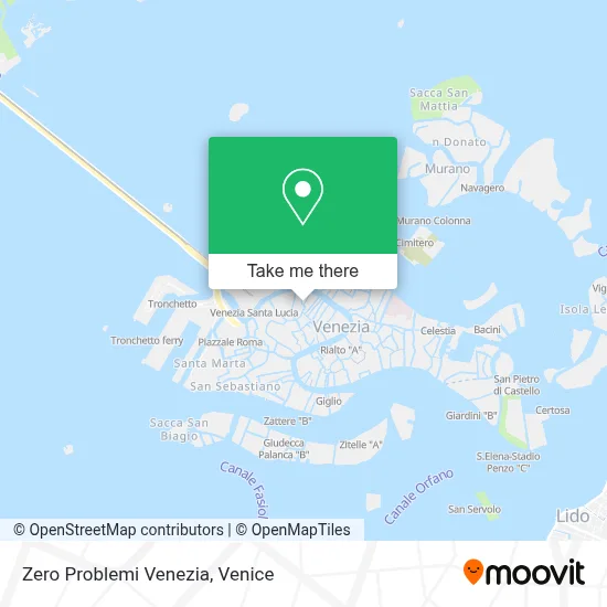 Zero Problemi Venezia map