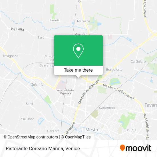 Ristorante Coreano Manna map