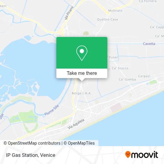 IP Gas Station map