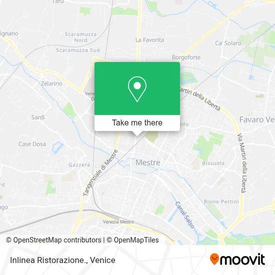 Inlinea Ristorazione. map