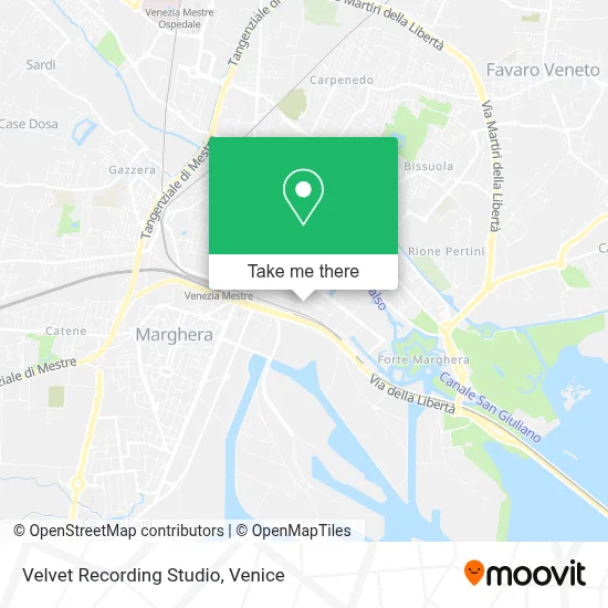 Velvet Recording Studio map