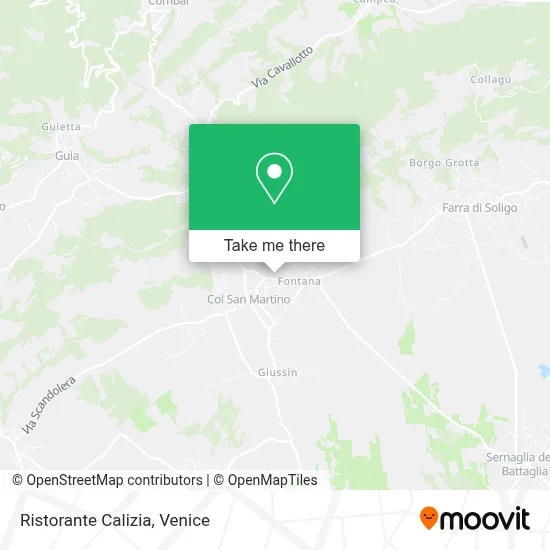 Ristorante Calizia map