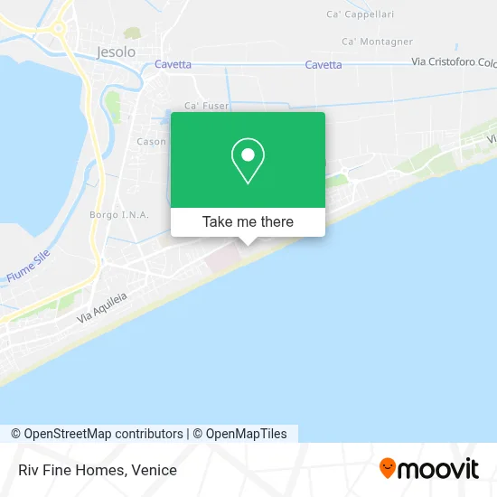Riv Fine Homes map