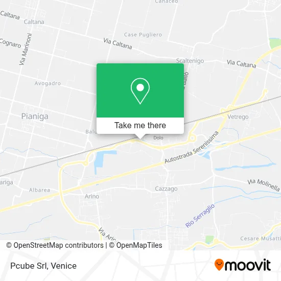 Pcube Srl map