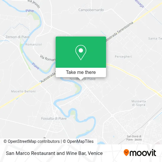 San Marco Restaurant and Wine Bar map