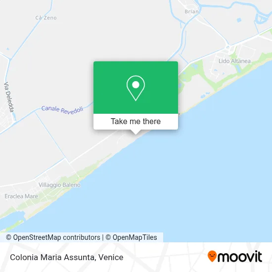 Colonia Maria Assunta map