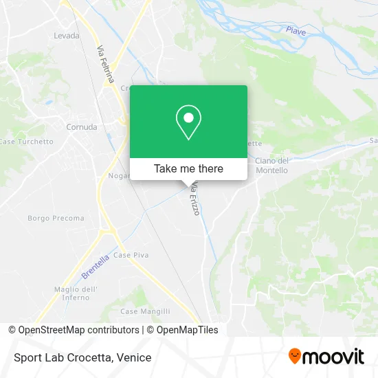 Sport Lab Crocetta map