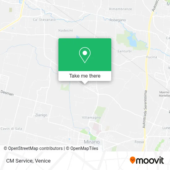 CM Service map