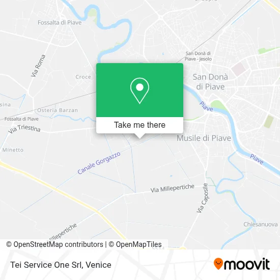 Tei Service One Srl map