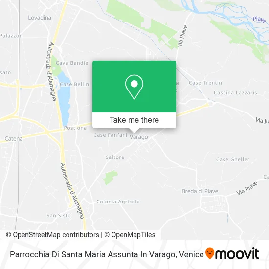 Parrocchia Di Santa Maria Assunta In Varago map