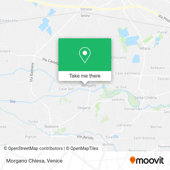 Morgano Chiesa map