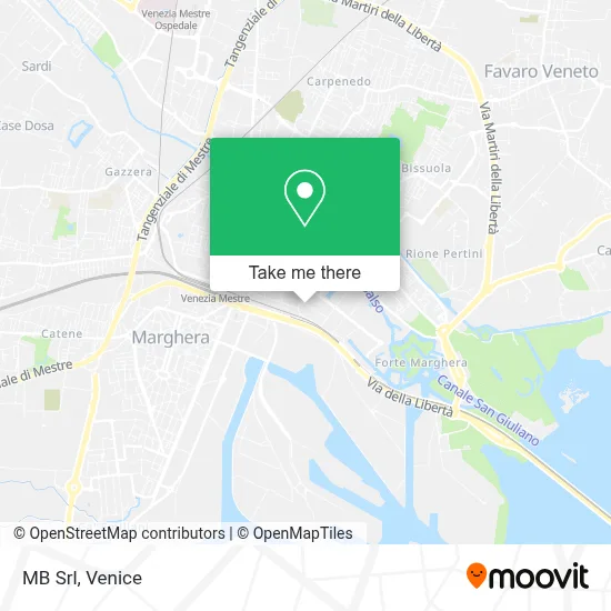 MB Srl map