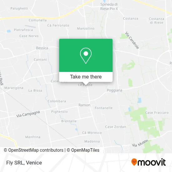 Fly SRL map