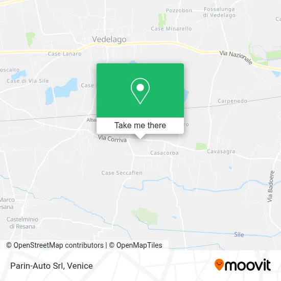 Parin-Auto Srl map