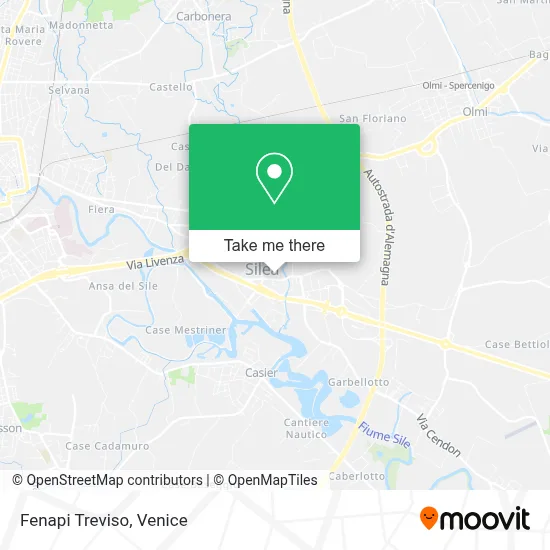 Fenapi Treviso map