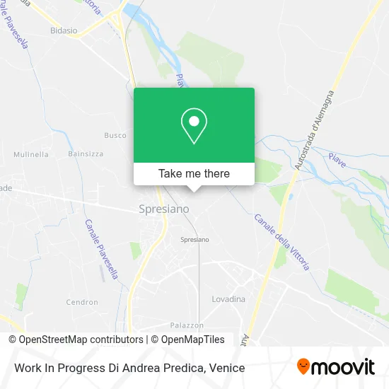 Work In Progress Di Andrea Predica map