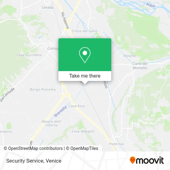 Security Service map