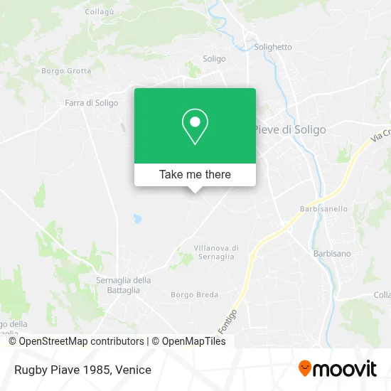 Rugby Piave 1985 map