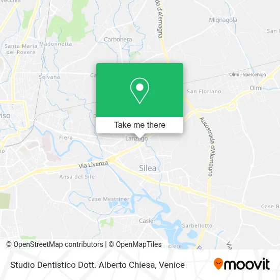 Studio Dentistico Dott. Alberto Chiesa map