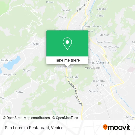 San Lorenzo Restaurant map