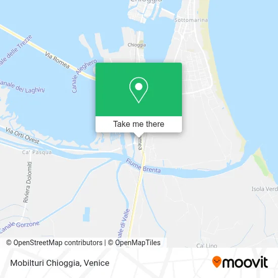 Mobilturi Chioggia map