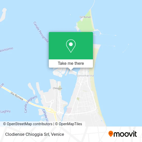 Clodiense Chioggia Srl map
