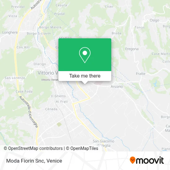 Moda Fiorin Snc map
