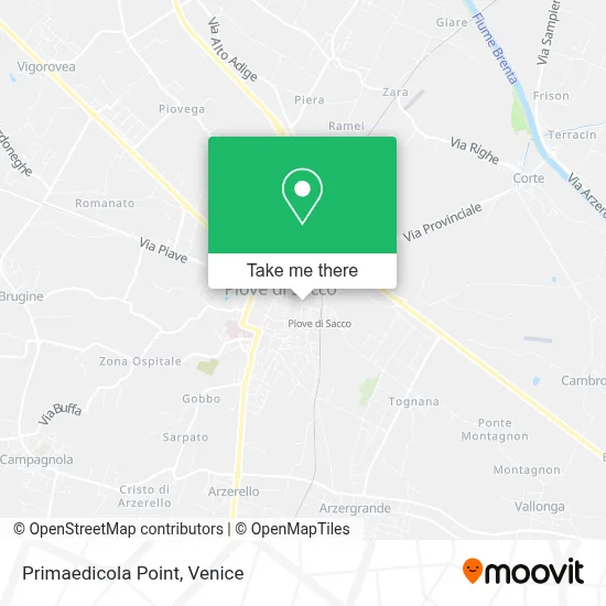 Primaedicola Point map