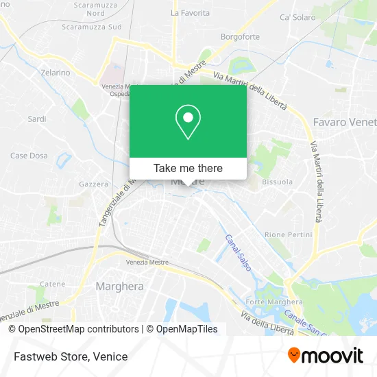 Fastweb Store map
