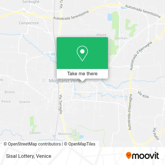 Sisal Lottery map