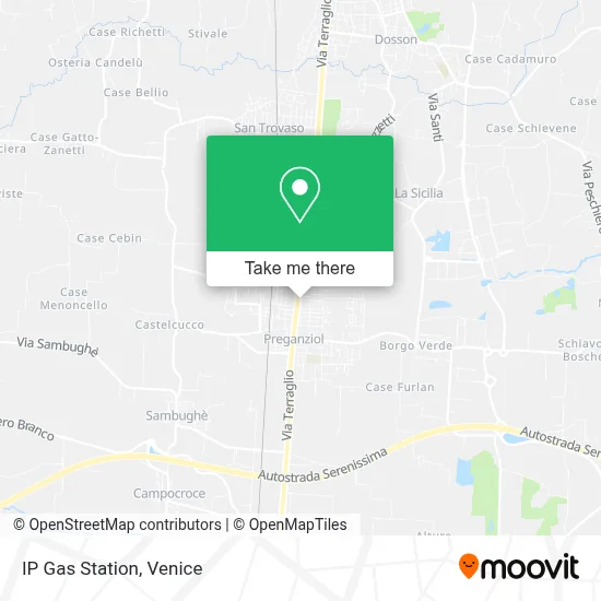 IP Gas Station map