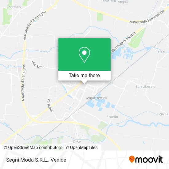 Segni Moda S.R.L. map