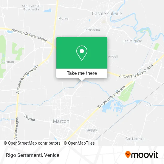 Rigo Serramenti map