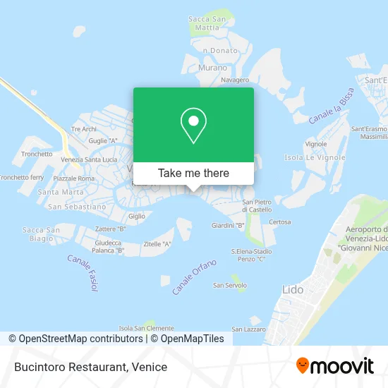 Bucintoro Restaurant map