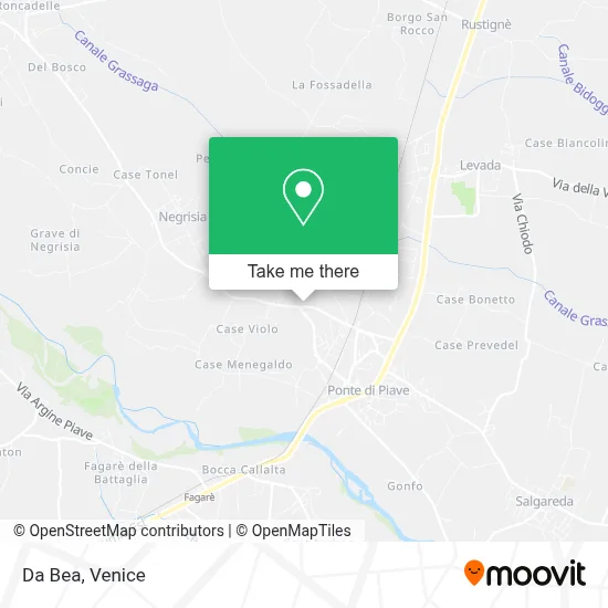 Da Bea map