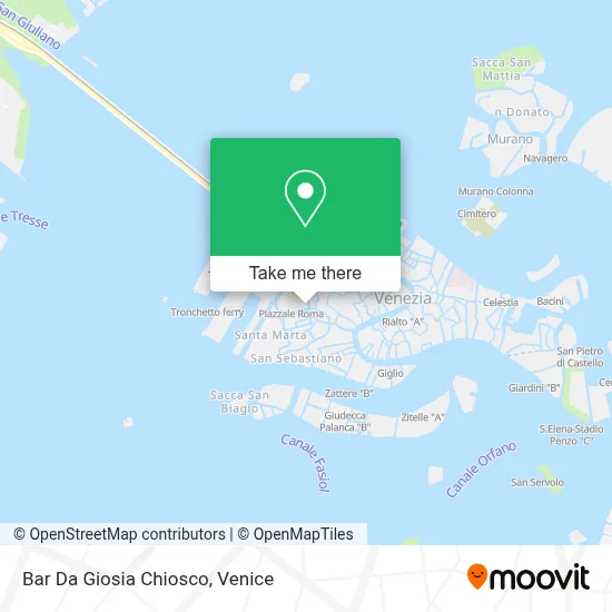 Bar Da Giosia Chiosco map