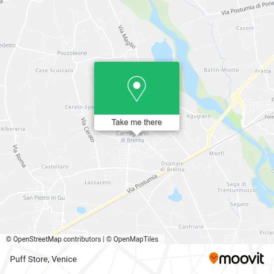 Puff Store map