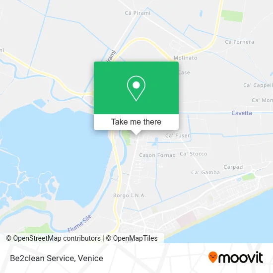 Be2clean Service map