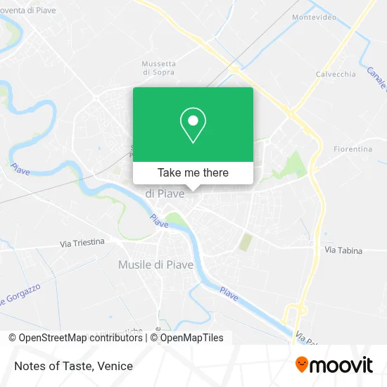 Notes of Taste map