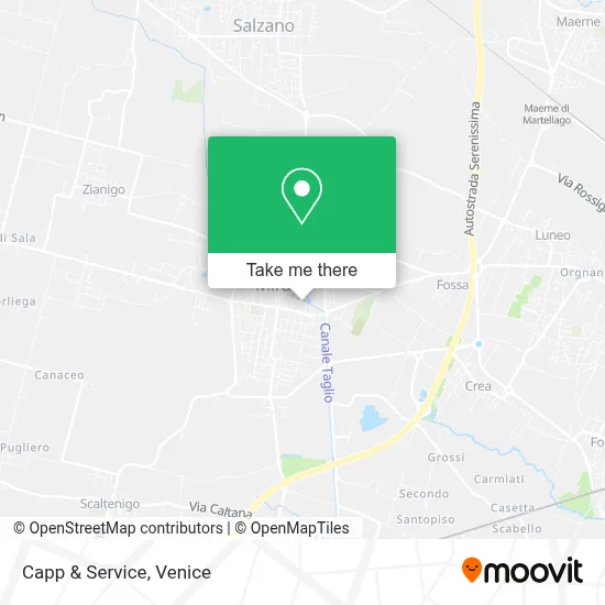 Capp & Service map