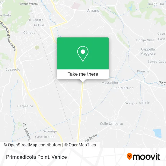 Primaedicola Point map