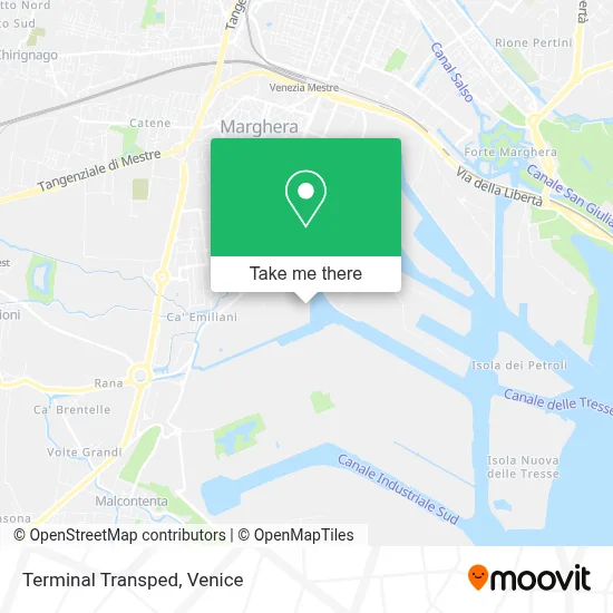 Terminal Transped map