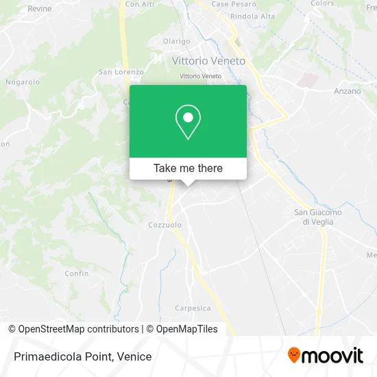 Primaedicola Point map