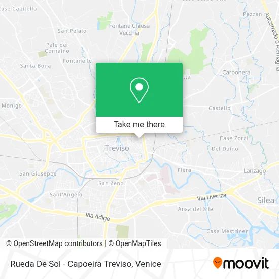 Rueda De Sol - Capoeira Treviso map