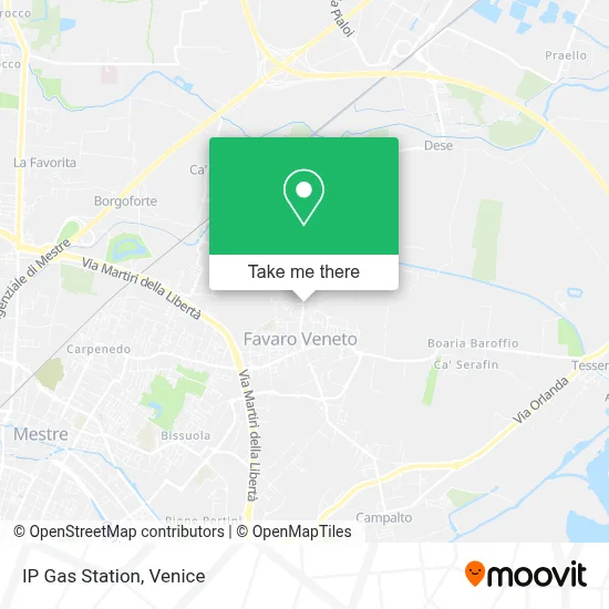 IP Gas Station map