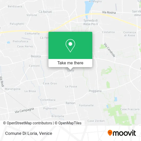 Comune Di Loria map