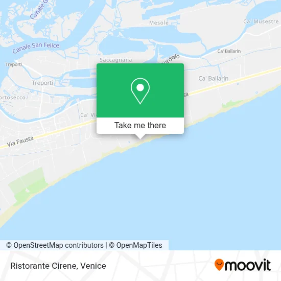 Ristorante Cirene map