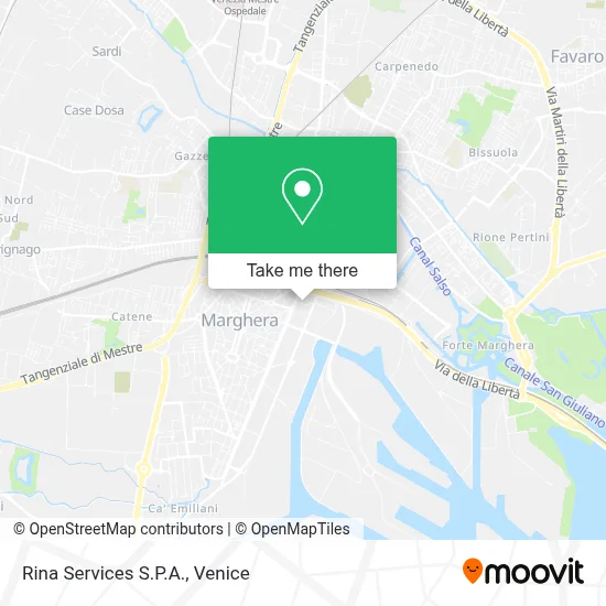 Rina Services S.P.A. map